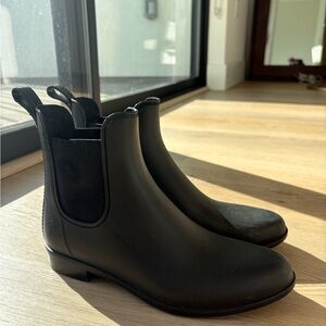 Sam Edelman Black Rain Boots